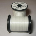 ������� UNI Glo yarn  7 yds 1300 den white